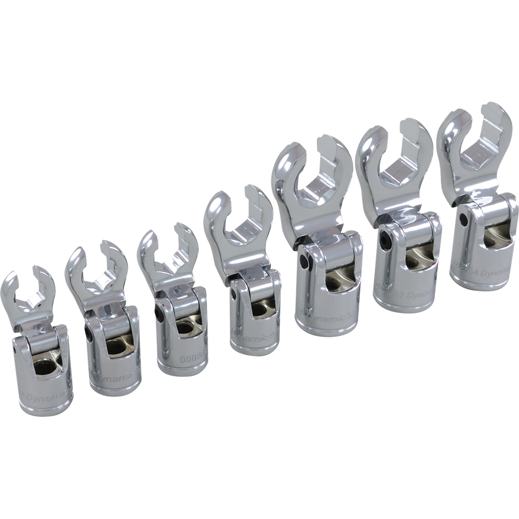 Dynamic Tools, 3/8in. Drive 7 Piece SAE, Flare Nut Socket Set, Measurement Standard Standard (SAE), Pieces (qty.) 7 Socket Set Type 3/8in. Drive Sets, Model# D010029